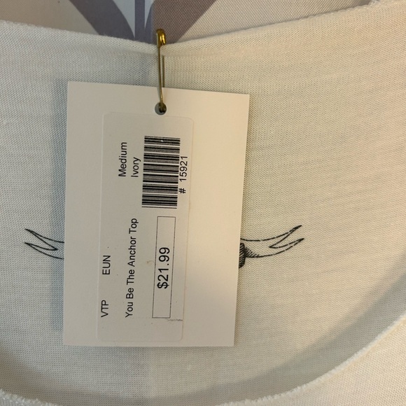 White Graphic Tank Top - Picture 2 of 3